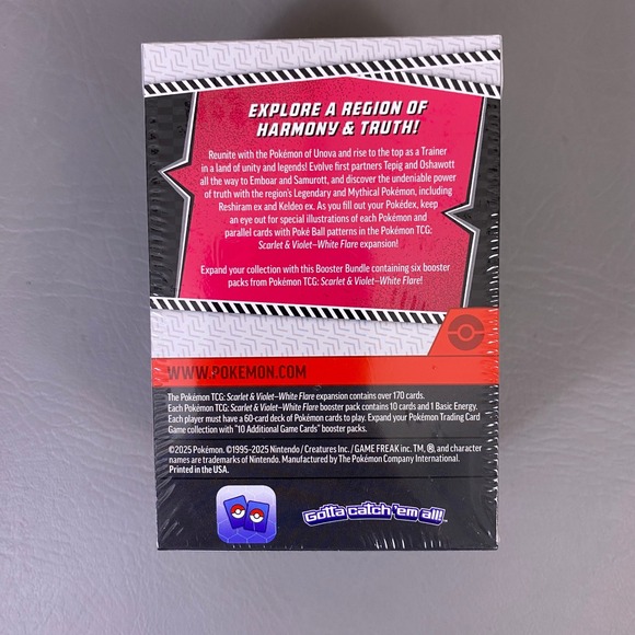Pokemon TCG Scarlet & Violet White Flare Booster Bundle 6 Packs Factory Sealed Pokemon TCG Scarlet & Violet White Flare Booster Bundle 6 Packs Factory Sealed